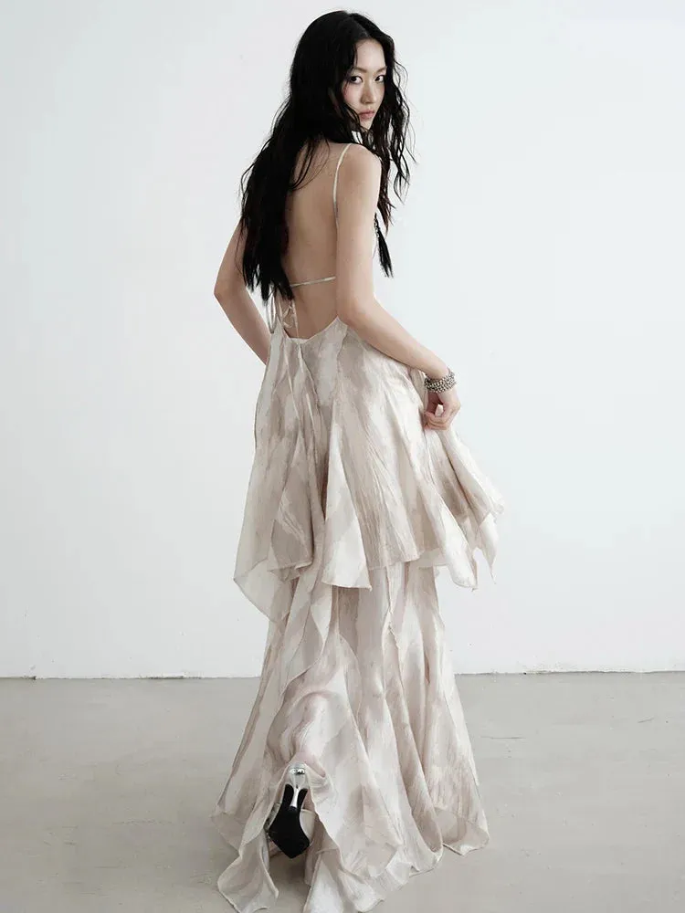 Mericott Ruffle Dress by Marigold Shadows sold by Deluxxie product image thumbnail 4