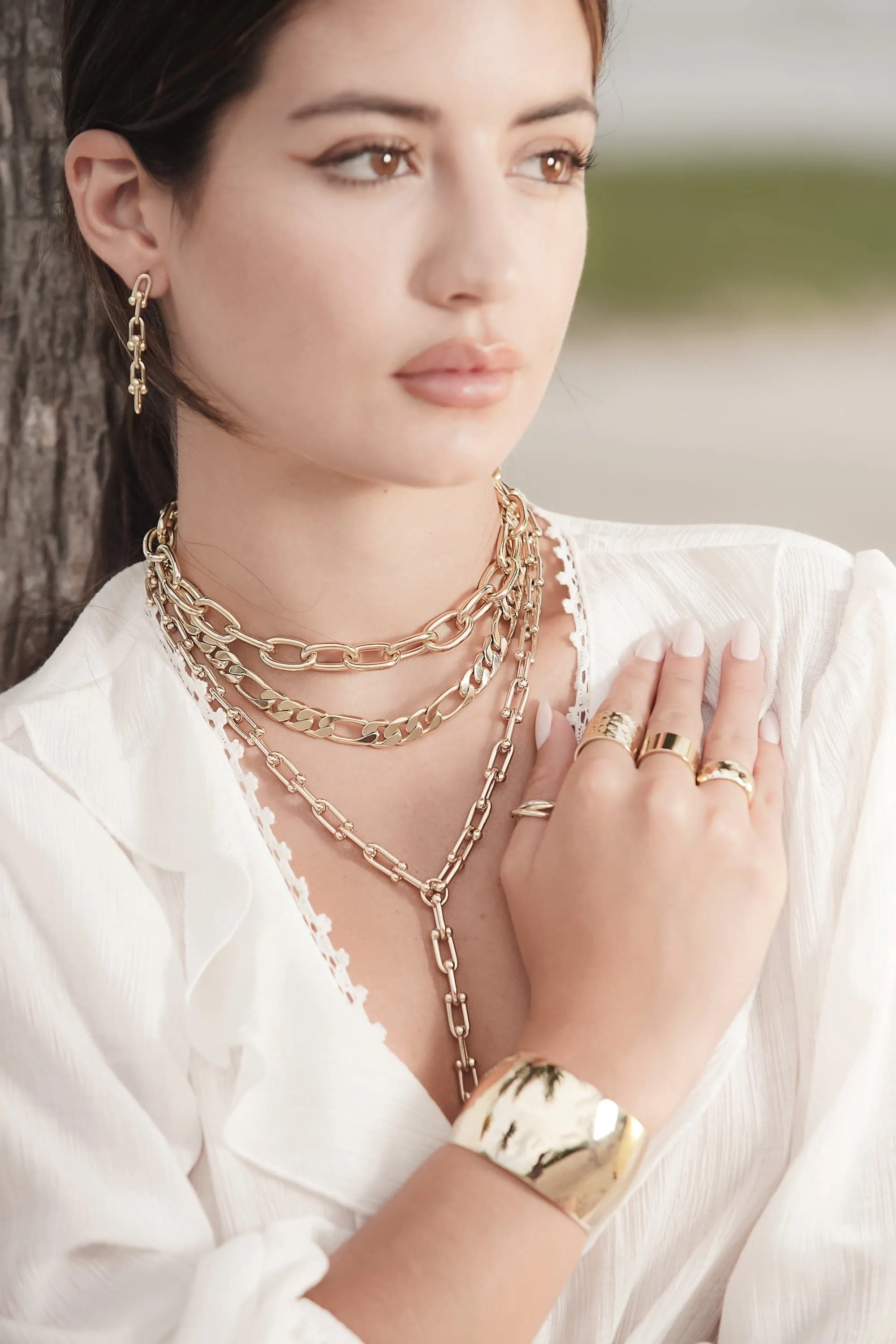 Large Domed Cuff by eklexic sold by Deluxxie product image thumbnail 2
