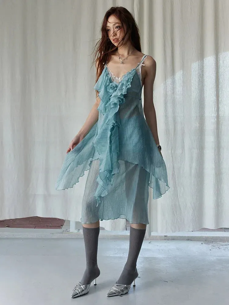 Sebree Ruffle Tank Top by Marigold Shadows sold by Deluxxie product image thumbnail 2