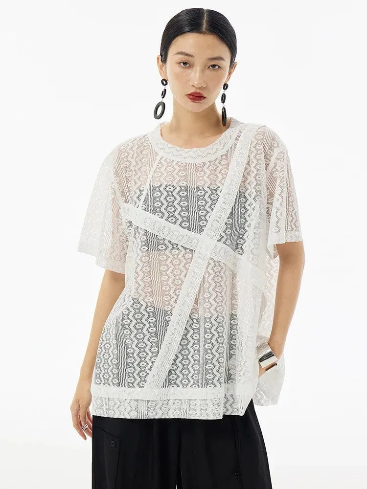 Izicaya Sheet Lace Shirt by Marigold Shadows sold by Deluxxie product image thumbnail 3