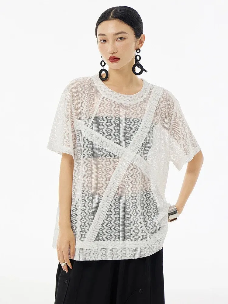 Izicaya Sheet Lace Shirt by Marigold Shadows sold by Deluxxie product image thumbnail 4