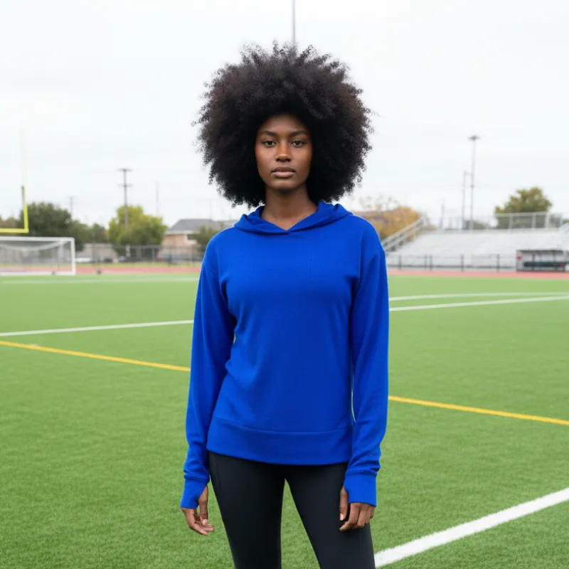 PULLOVER HOODIE W/THUMBHOLES by Kadi sold by Deluxxie