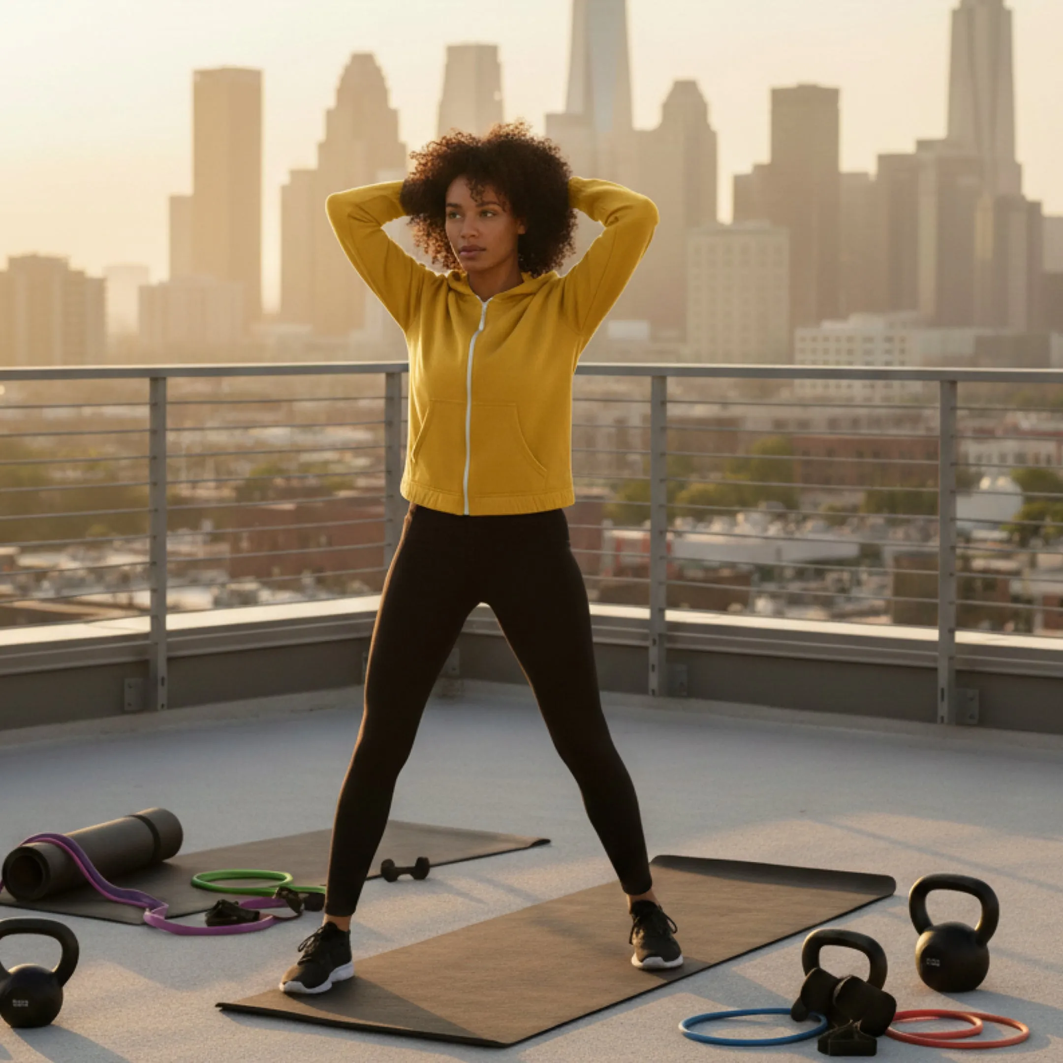 CROPPED ELASTICIZED HOODIE JACKET by Kadi sold by Deluxxie product image thumbnail 4