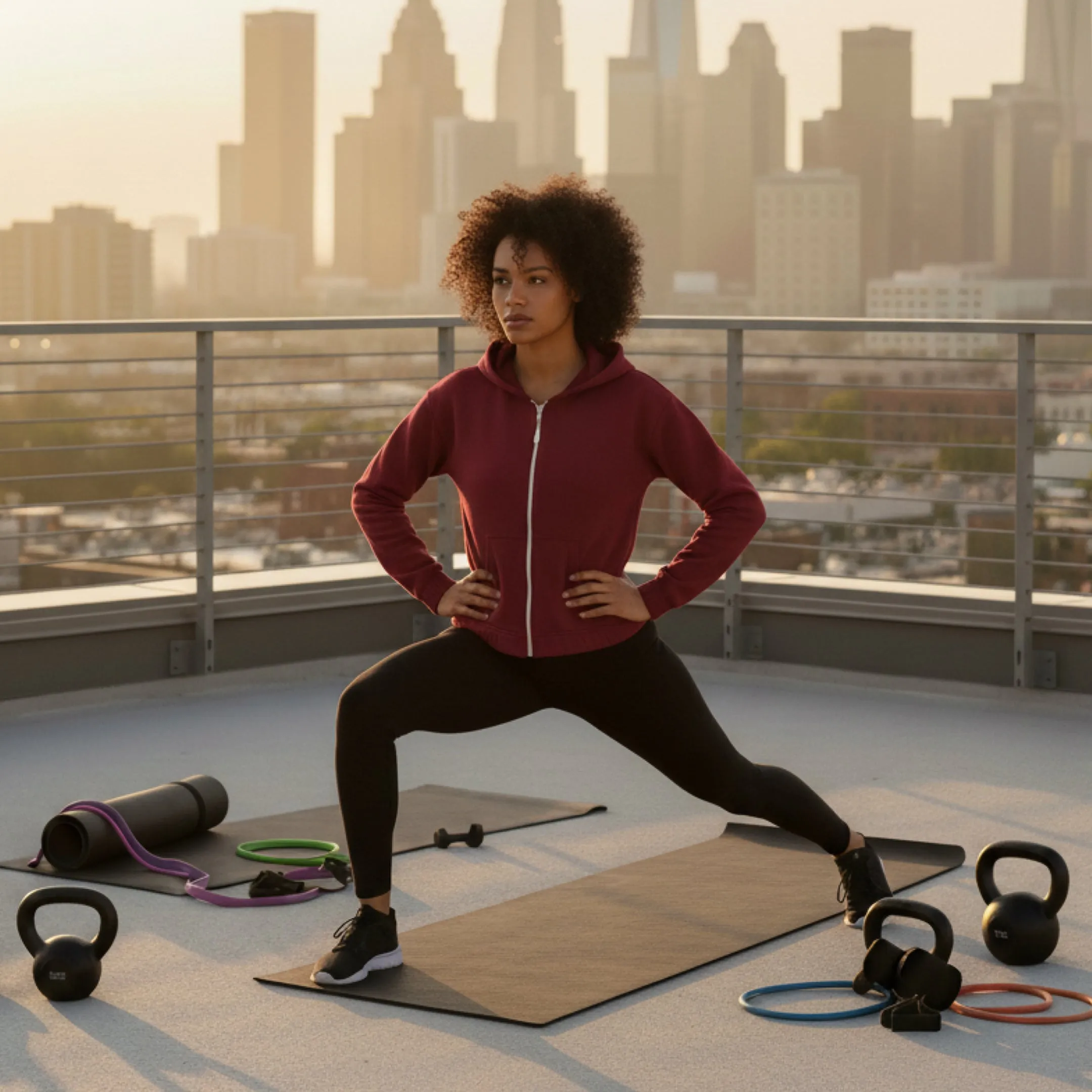 CROPPED ELASTICIZED HOODIE JACKET by Kadi sold by Deluxxie