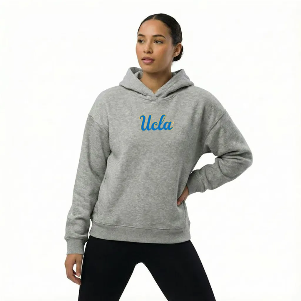 Oversized Zipper Pocket Hoodie Ucla by Kadi sold by Deluxxie