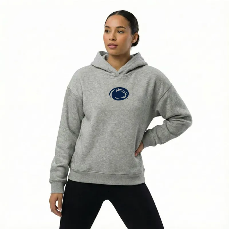 Oversized Zipper Pocket Hoodie Penn State by Kadi sold by Deluxxie