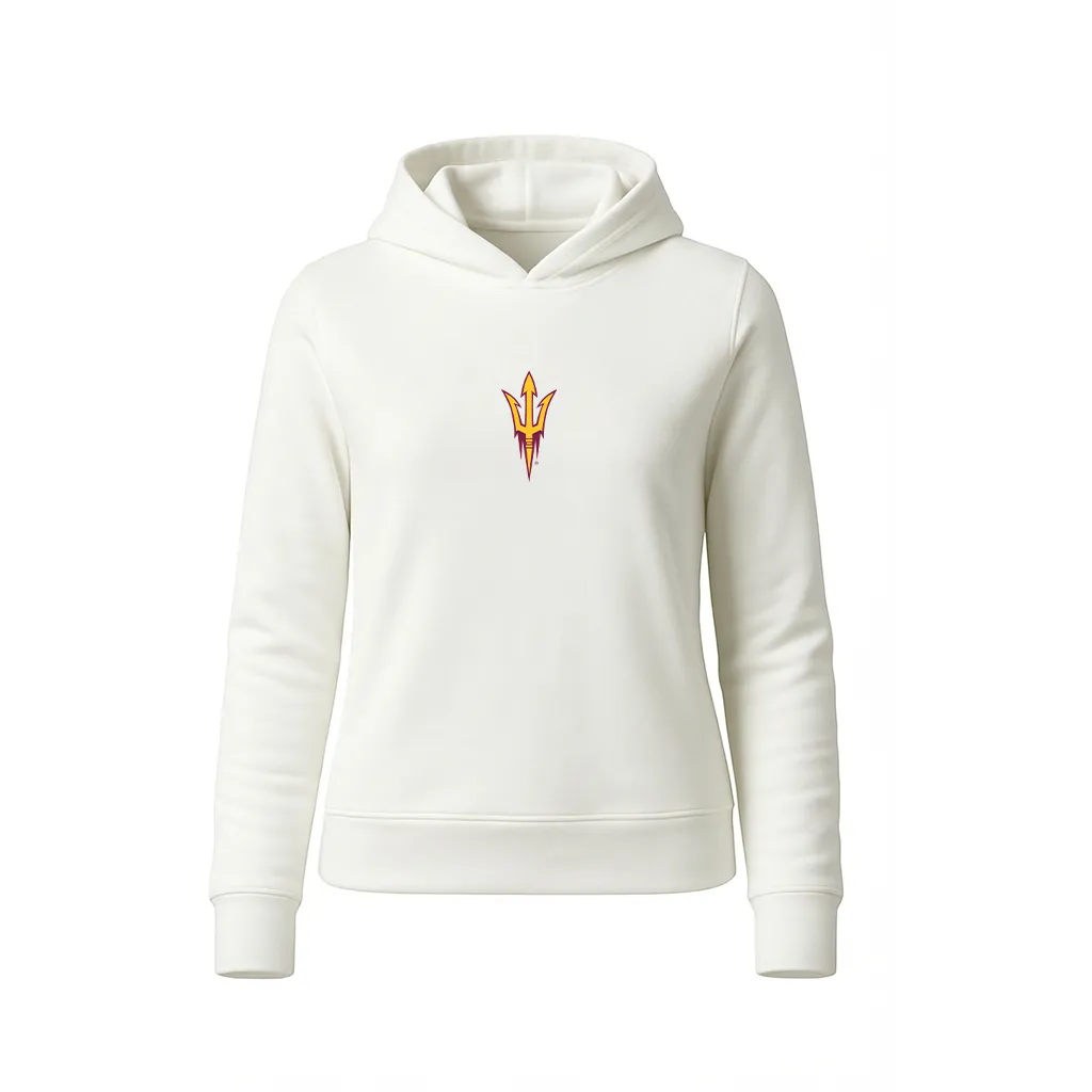 Relaxed Fit Waffle Hoodie Arizona State by Kadi sold by Deluxxie product image thumbnail 3