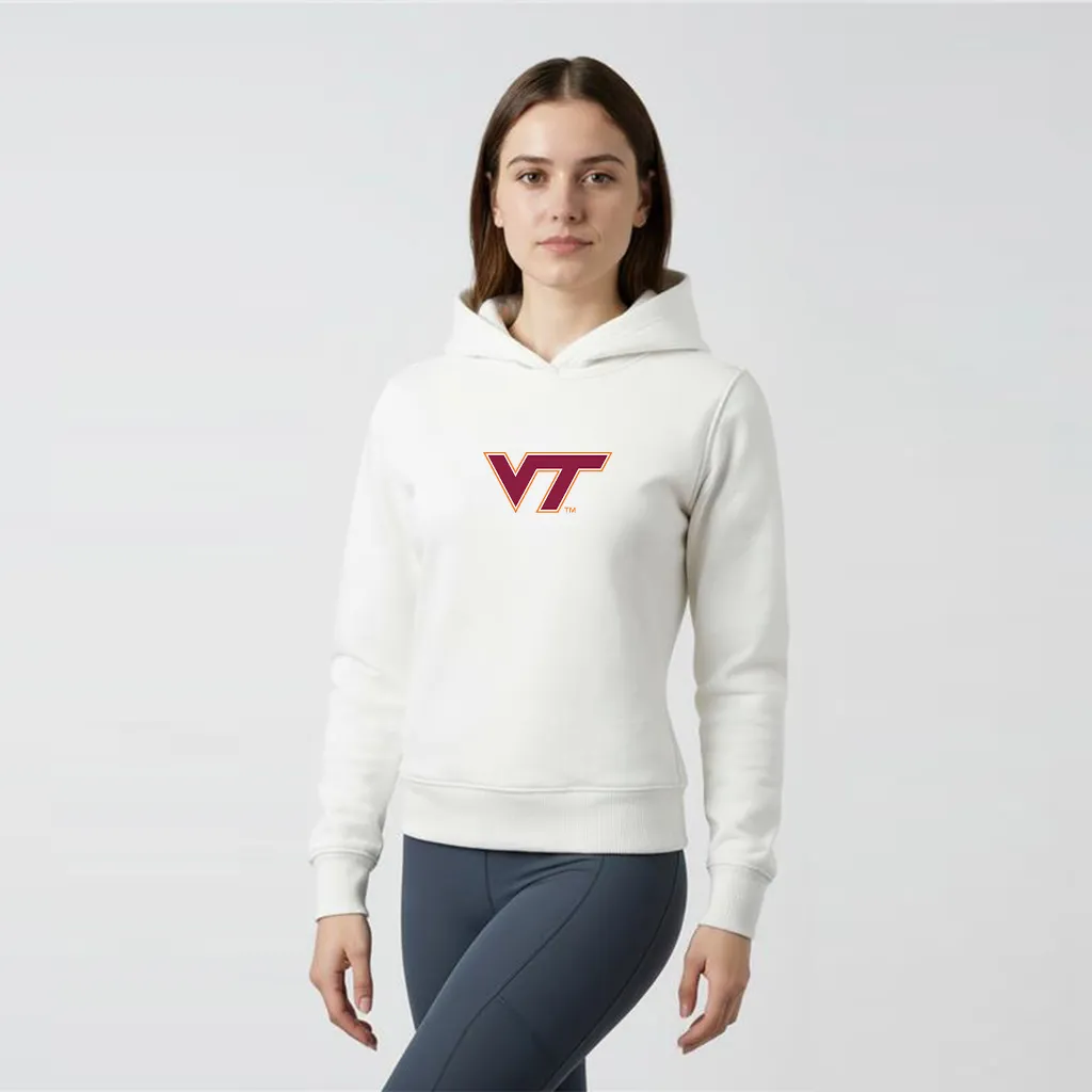 Relaxed Fit Waffle Hoodie Virginia Tech by Kadi sold by Deluxxie