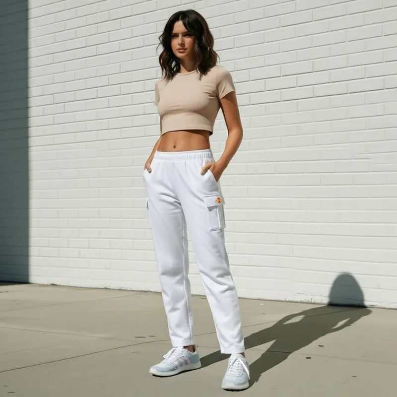 Cargo Straight Fleece Iowa State by Kadi sold by Deluxxie