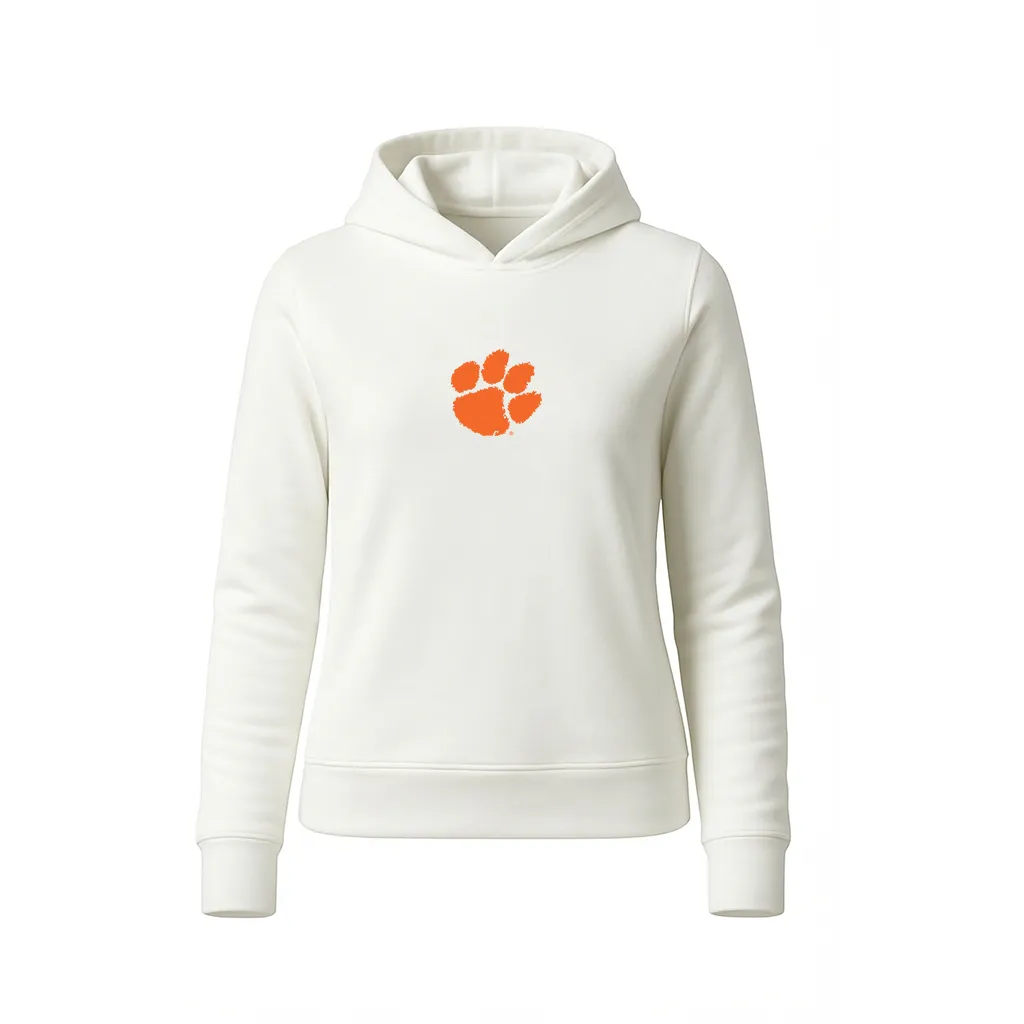 Relaxed Fit Waffle Hoodie Clemson by Kadi sold by Deluxxie product image thumbnail 2