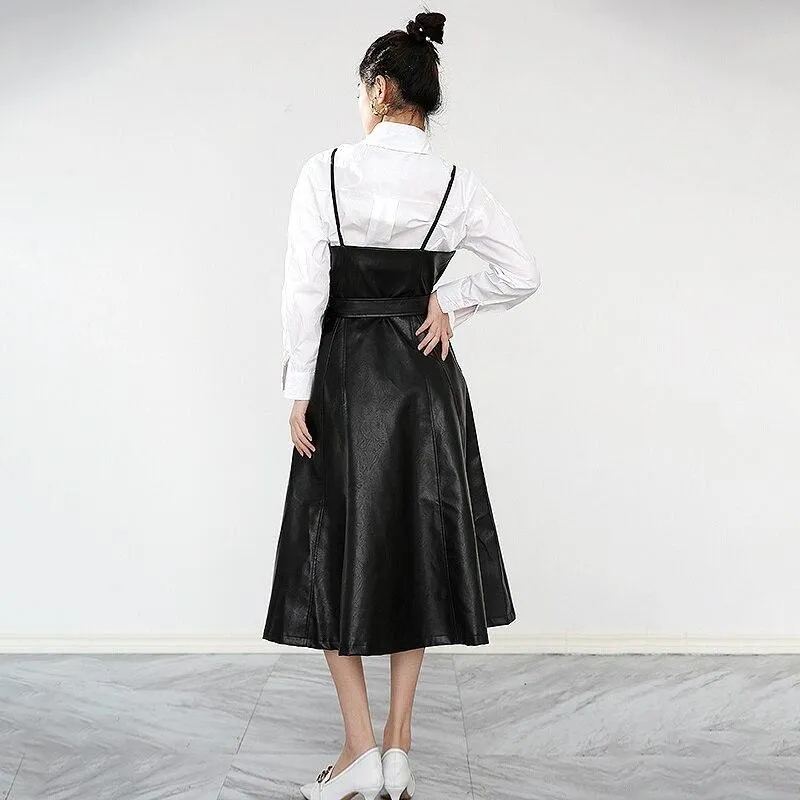 Musset Vegan Leather Dress by Marigold Shadows sold by Deluxxie product image thumbnail 4