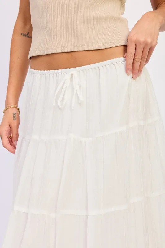 TIERED MAXI SKIRT WITH CHARM sold by Deluxxie product image thumbnail 2
