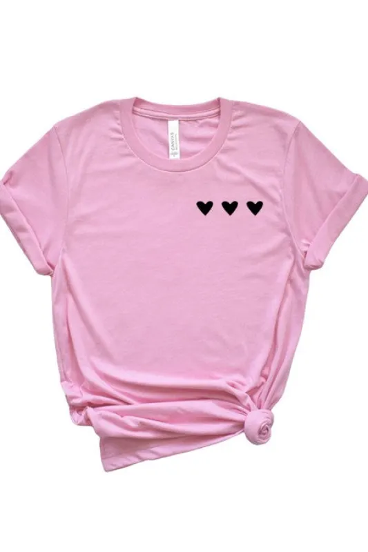 3 Hearts Tee made by Deluxxie