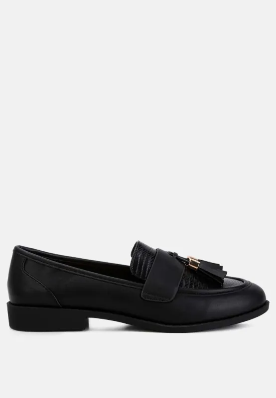 Tassels Detail Loafers by RAG made by Deluxxie