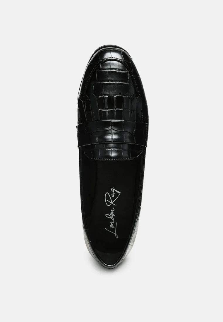 Black Patent Pu Everyday Loafer by RAG sold by Deluxxie product image thumbnail 4