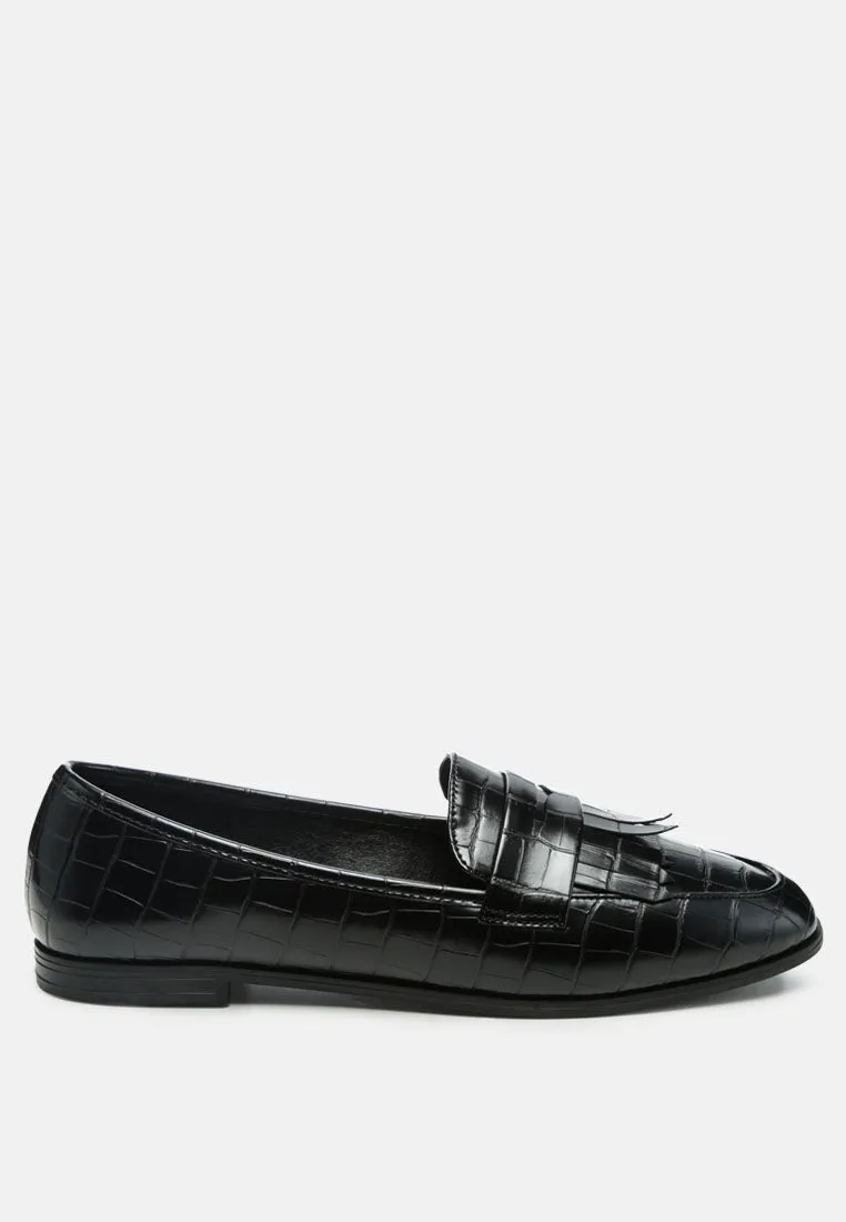 Black Patent Pu Everyday Loafer by RAG sold by Deluxxie