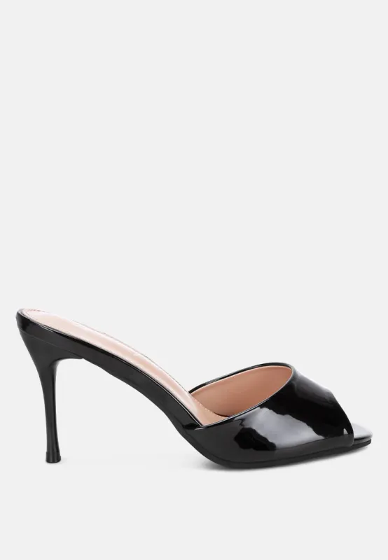 Lilith Peep Toe Stiletto Heel Sandals made by Deluxxie