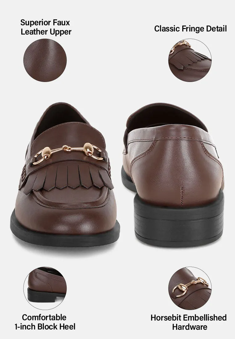 Enola Low Block Heel Loafers sold by Deluxxie product image thumbnail 4