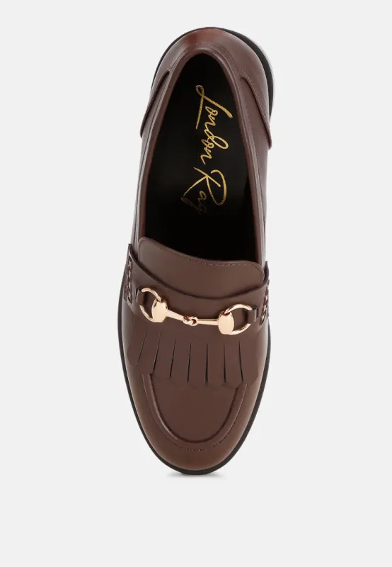 Enola Low Block Heel Loafers made by Deluxxie