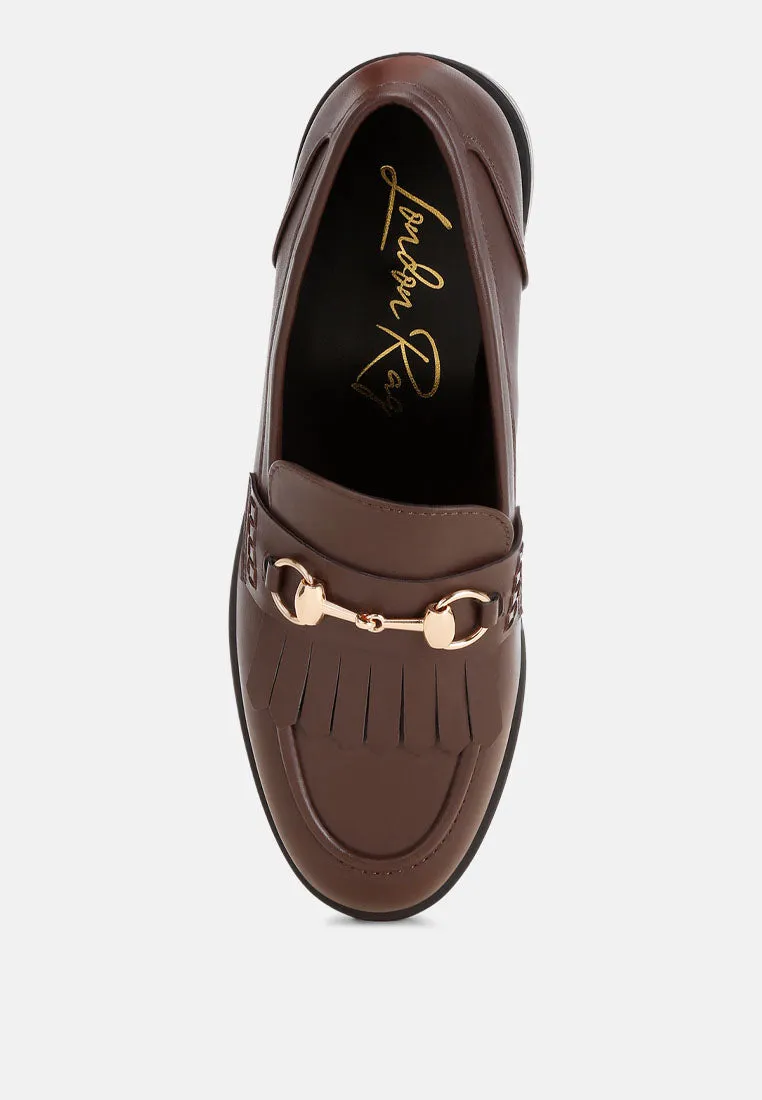 Enola Low Block Heel Loafers sold by Deluxxie