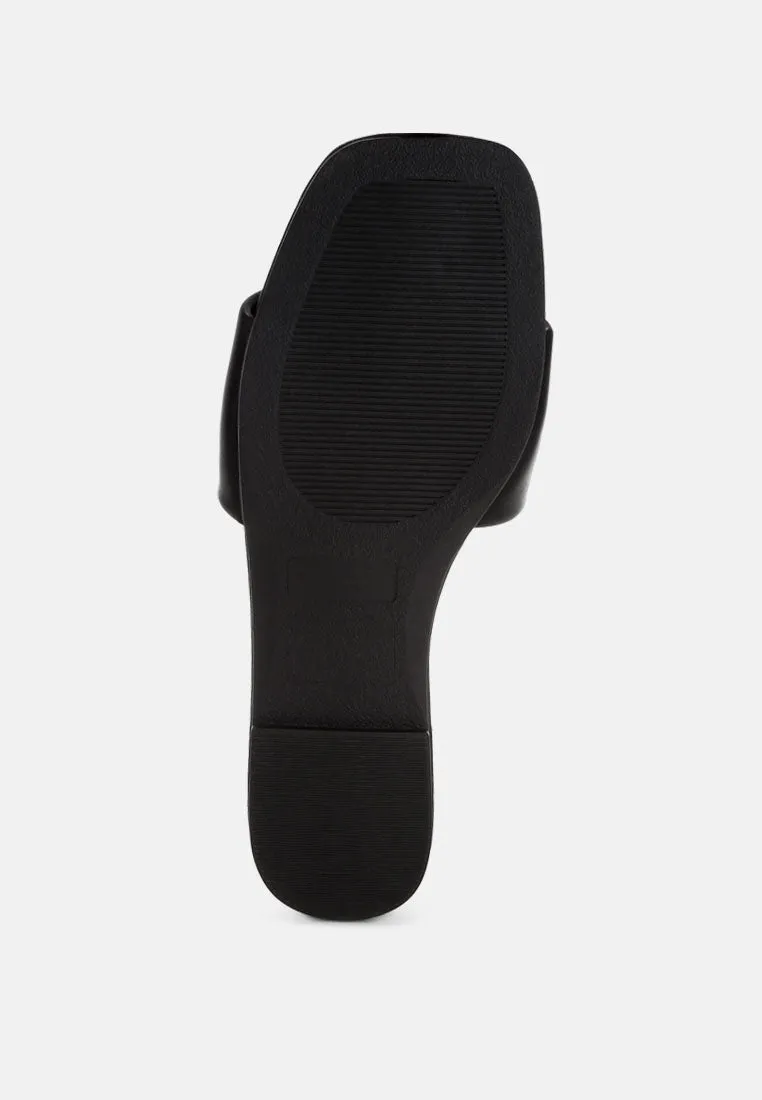Zaltana Open Square Toe Flats sold by Deluxxie product image thumbnail 5