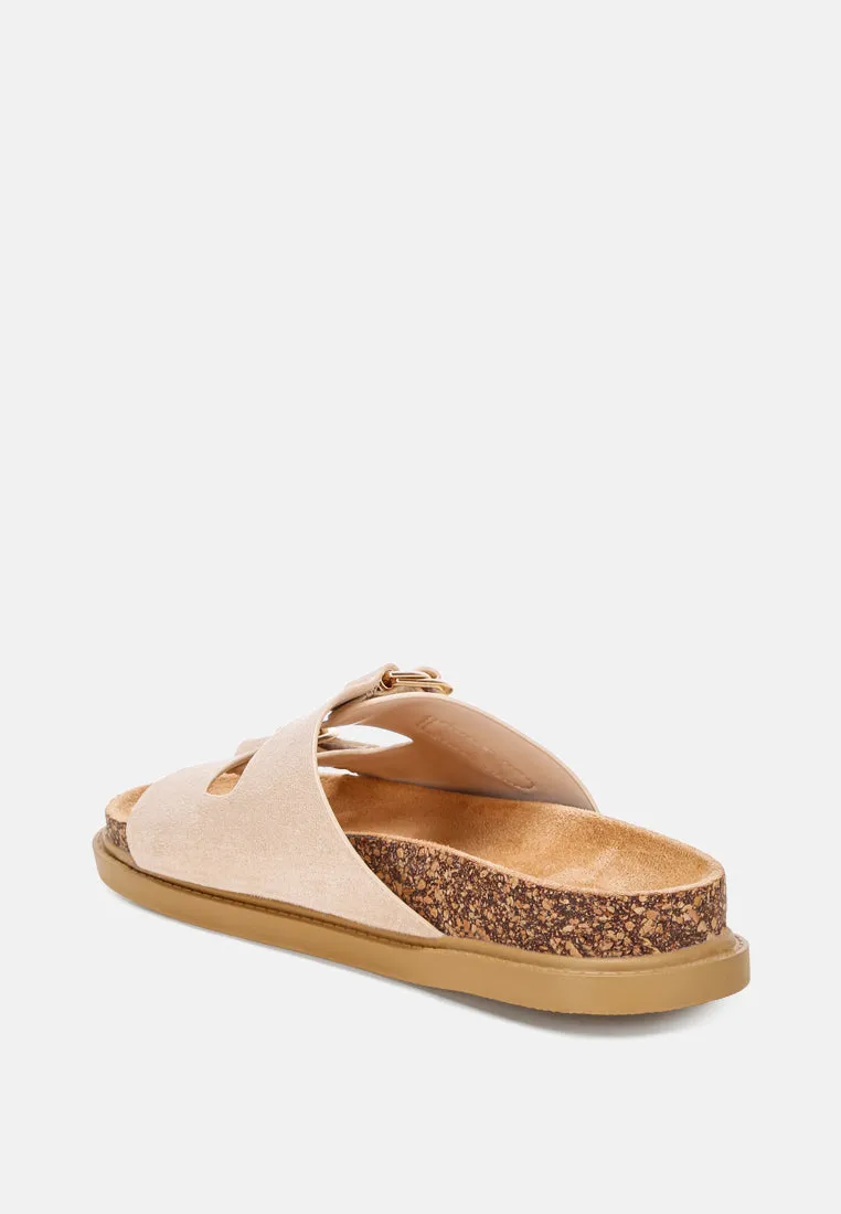 Totem Cork-Textured Slip-on Sandals sold by Deluxxie product image thumbnail 4