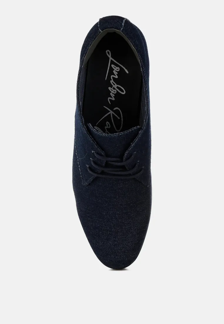 Denim Oxford Shoes by RAG sold by Deluxxie product image thumbnail 4