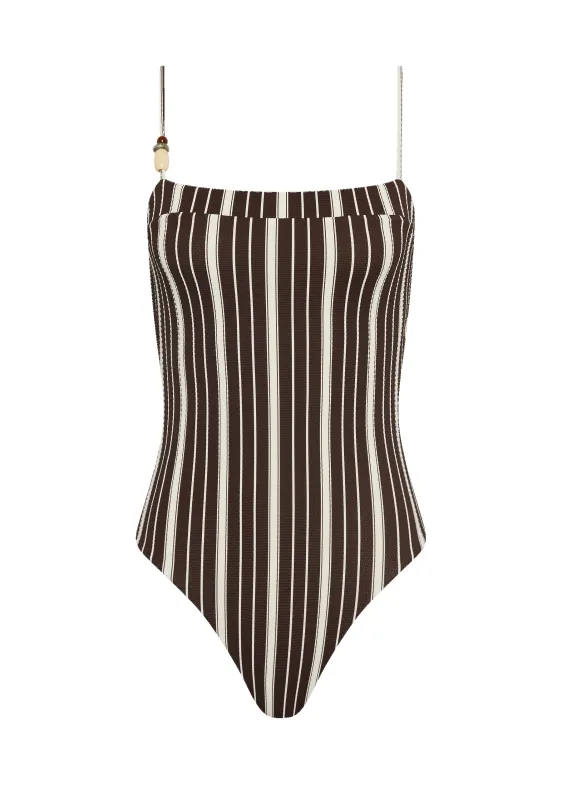 Phillip Full Piece | Brown Stripe sold by Fella
