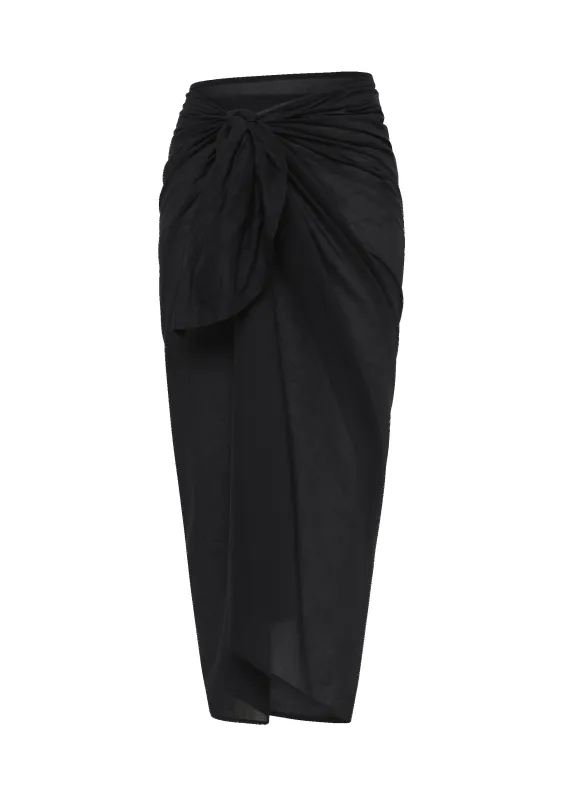 Pareo Sarong | Noir sold by Fella