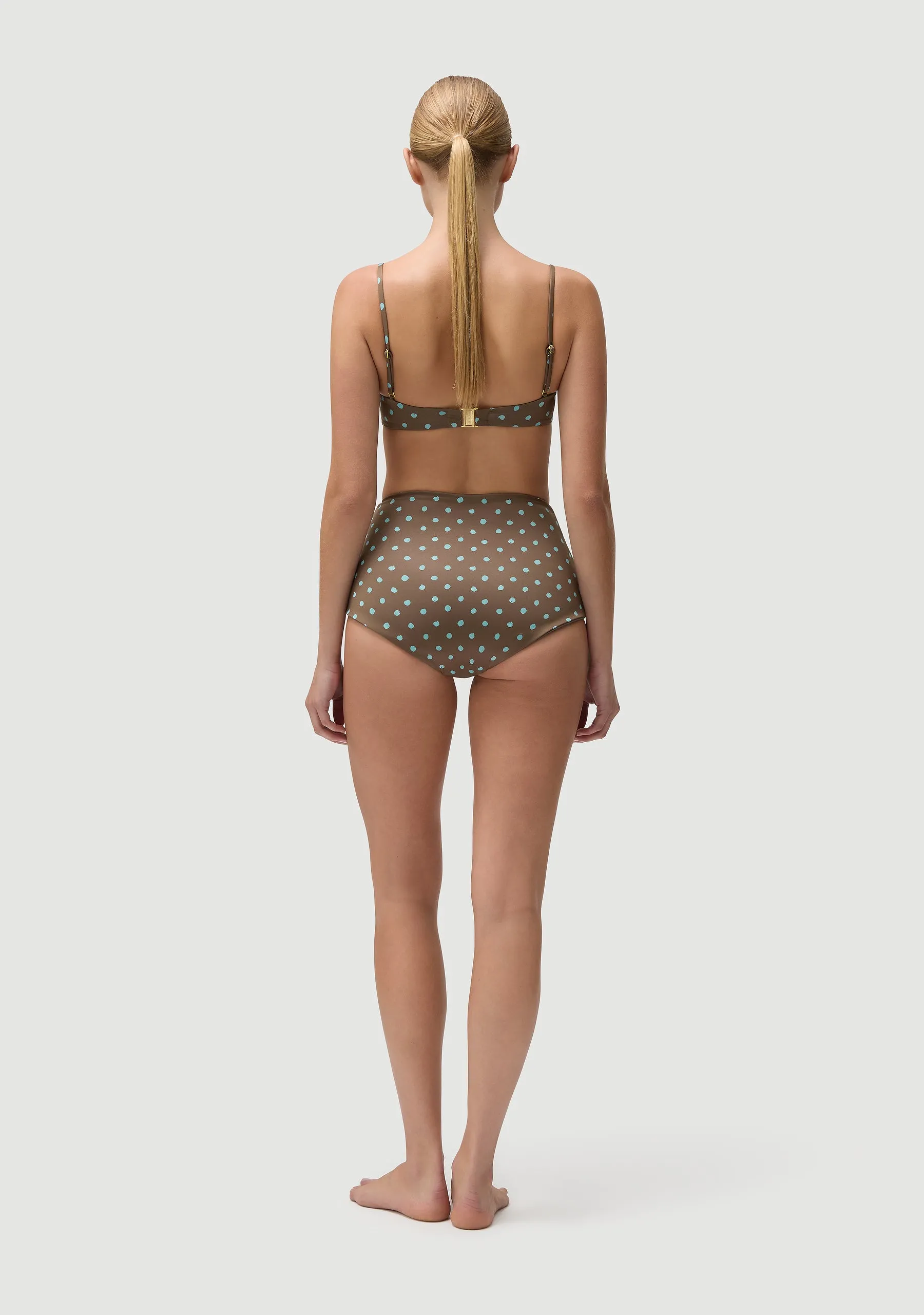 Rodney Top | Polka Blue sold by Fella product image thumbnail 5