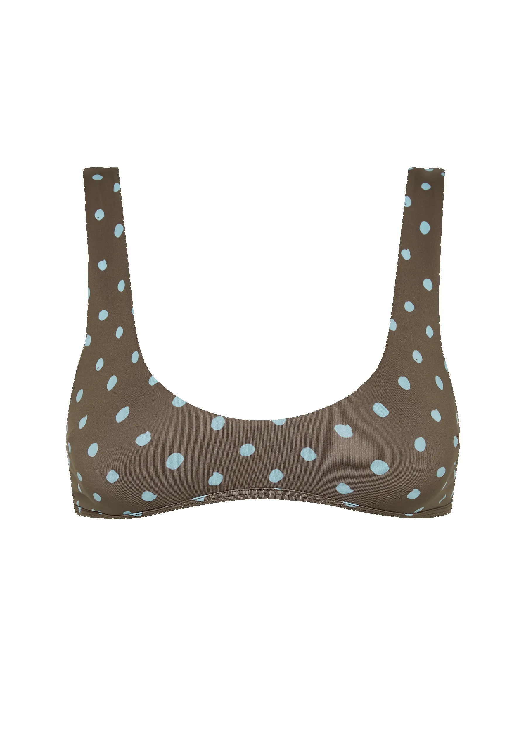 Alfie Top | Polka Blue sold by Fella