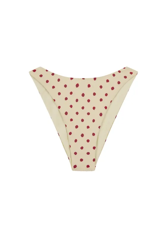 Elvis Bottom | Polka Red sold by Fella