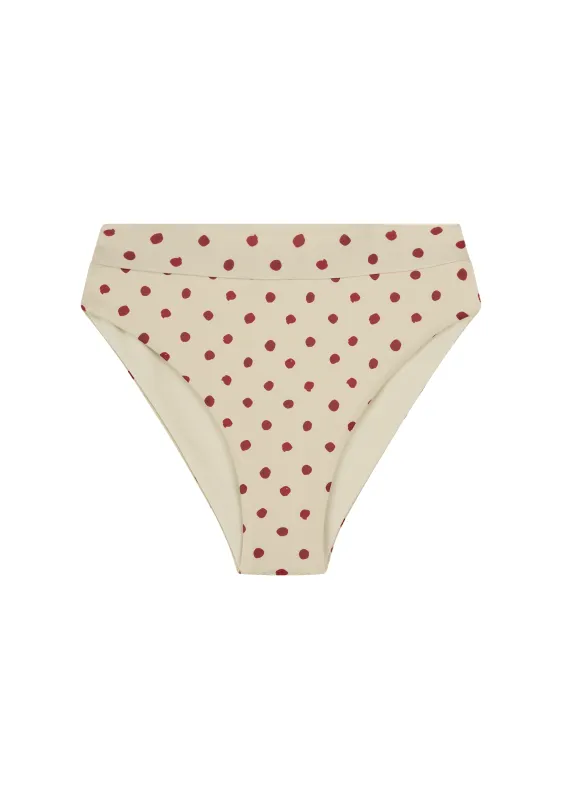 Hubert Bottom | Polka Red sold by Fella