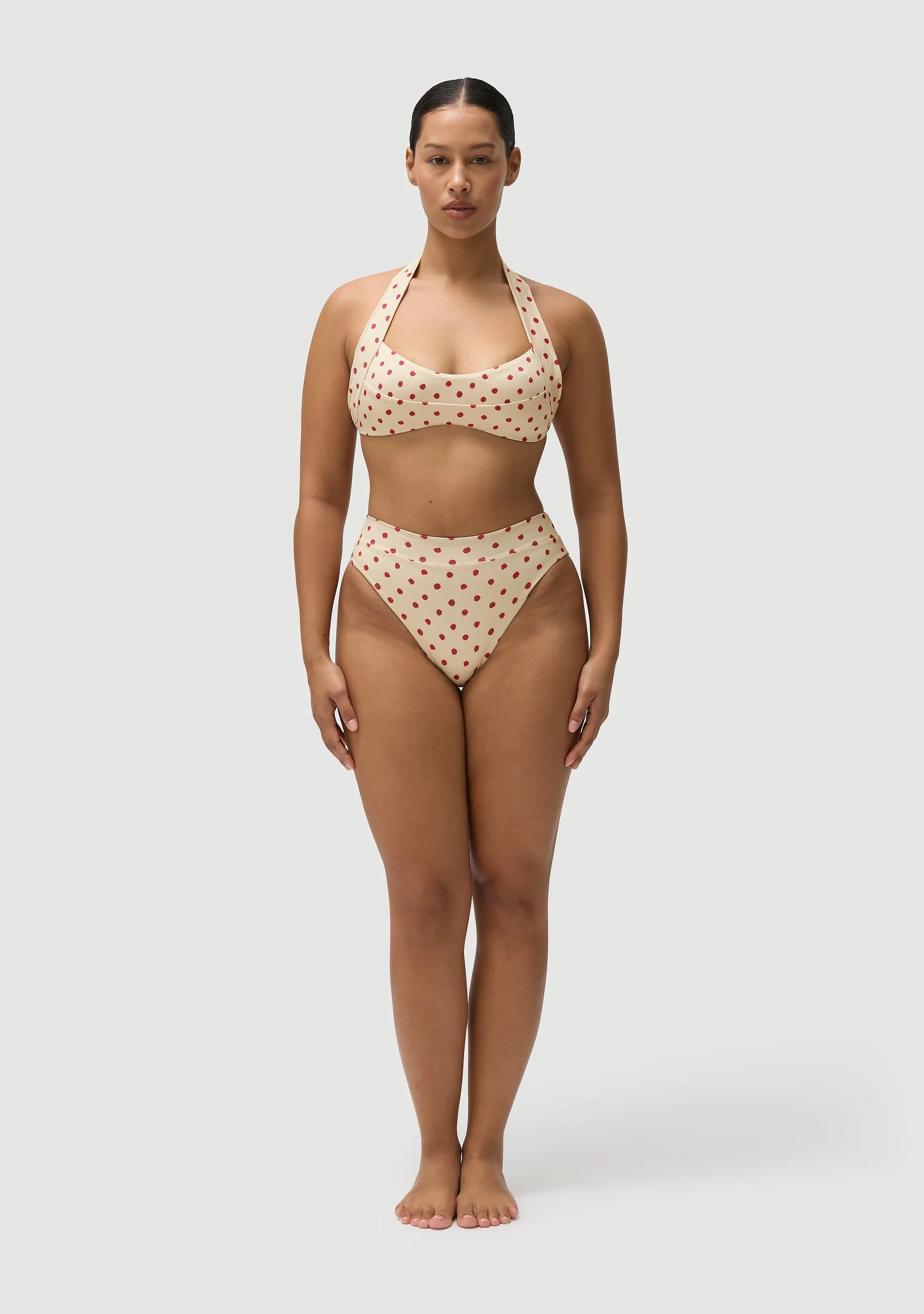 Hubert Bottom | Polka Red sold by Fella product image thumbnail 2