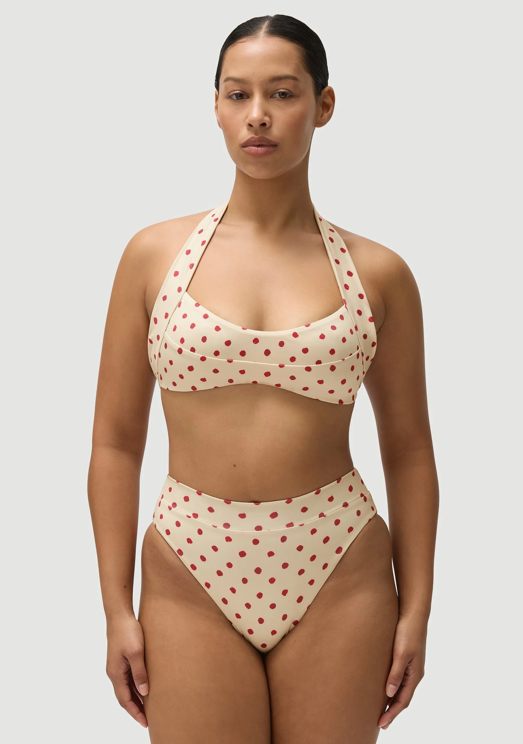 Hubert Bottom | Polka Red sold by Fella product image thumbnail 4