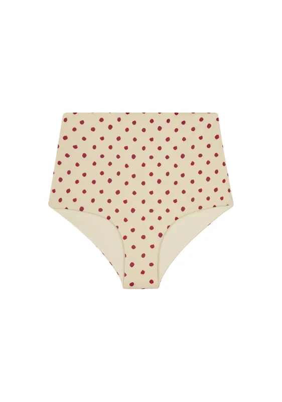 Marco Bottom | Polka Red sold by Fella