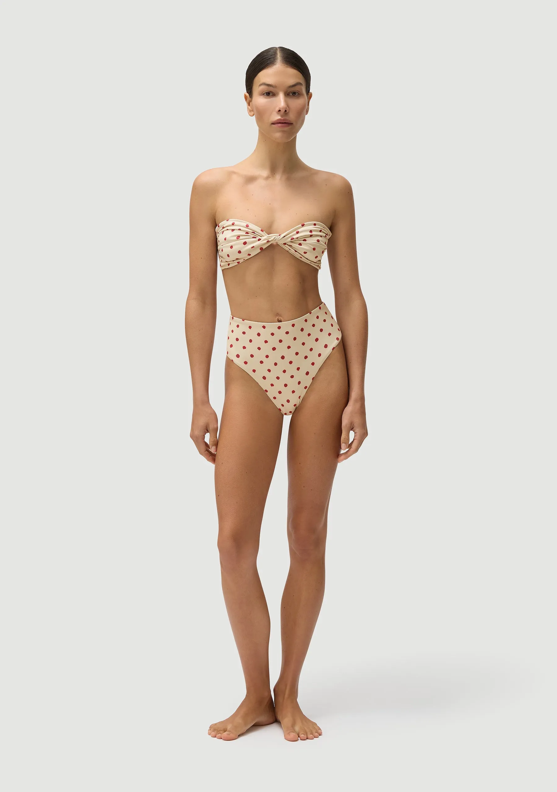 Bernie Top | Polka Red sold by Fella product image thumbnail 2