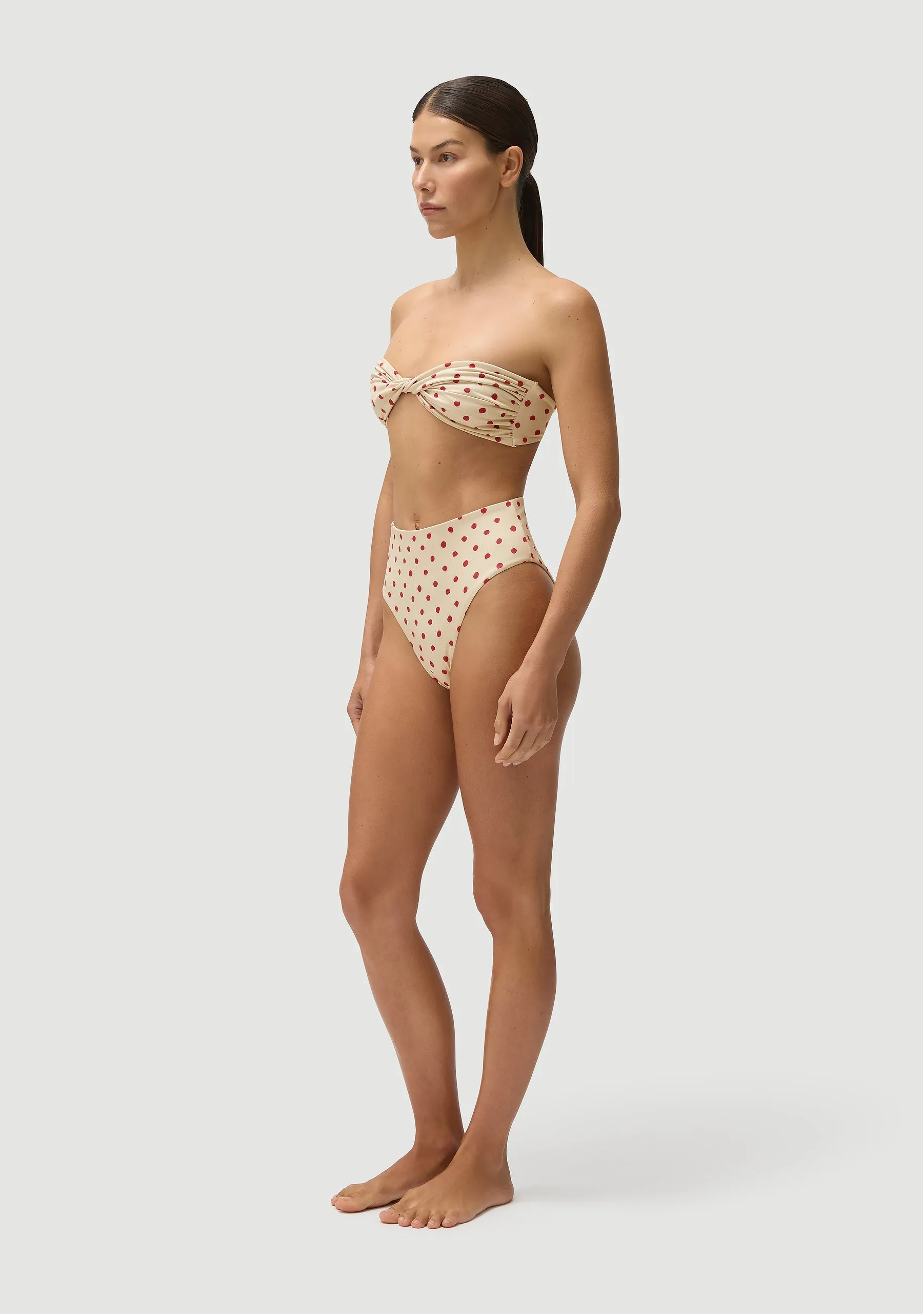 Bernie Top | Polka Red sold by Fella product image thumbnail 3