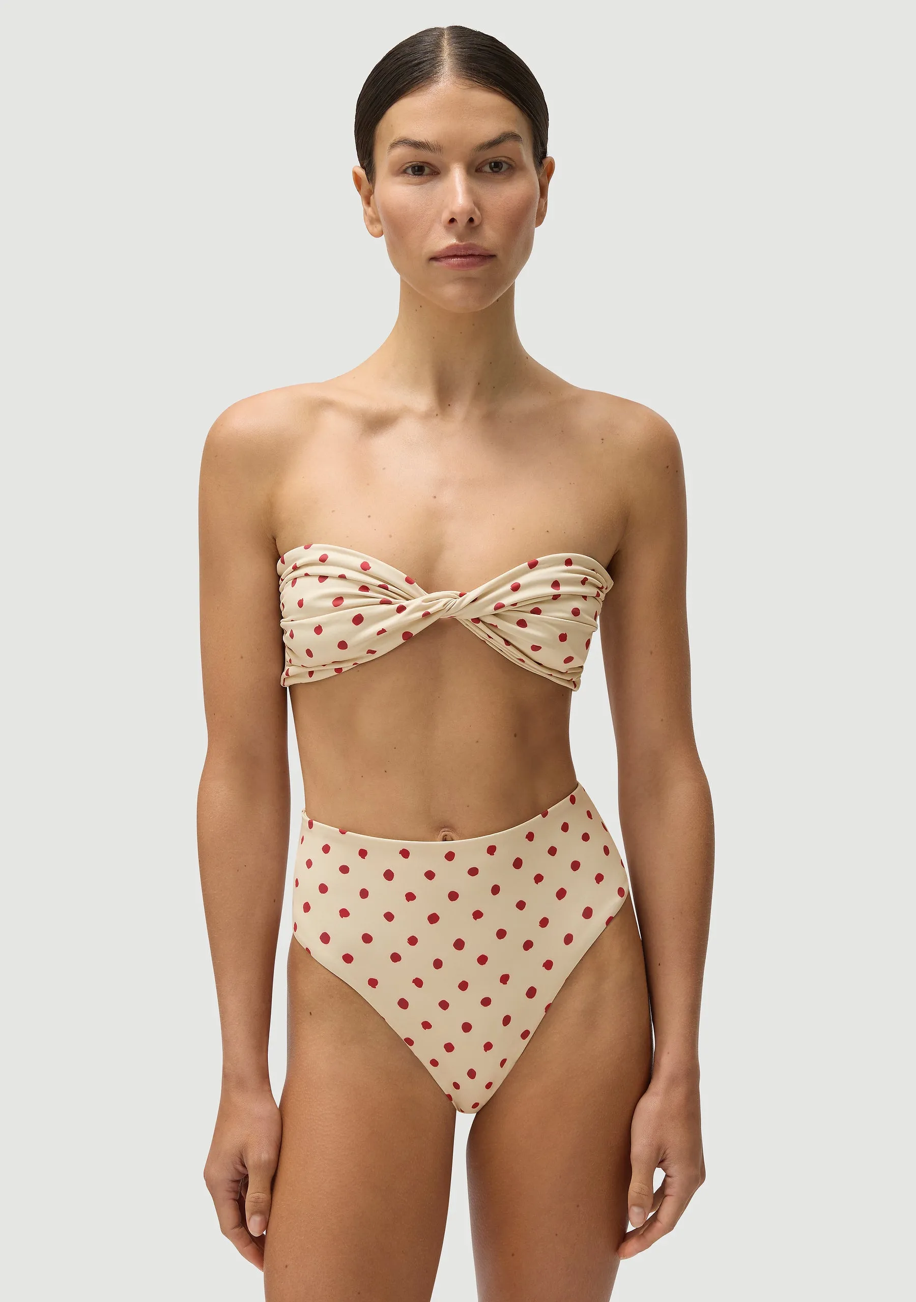 Bernie Top | Polka Red sold by Fella product image thumbnail 4