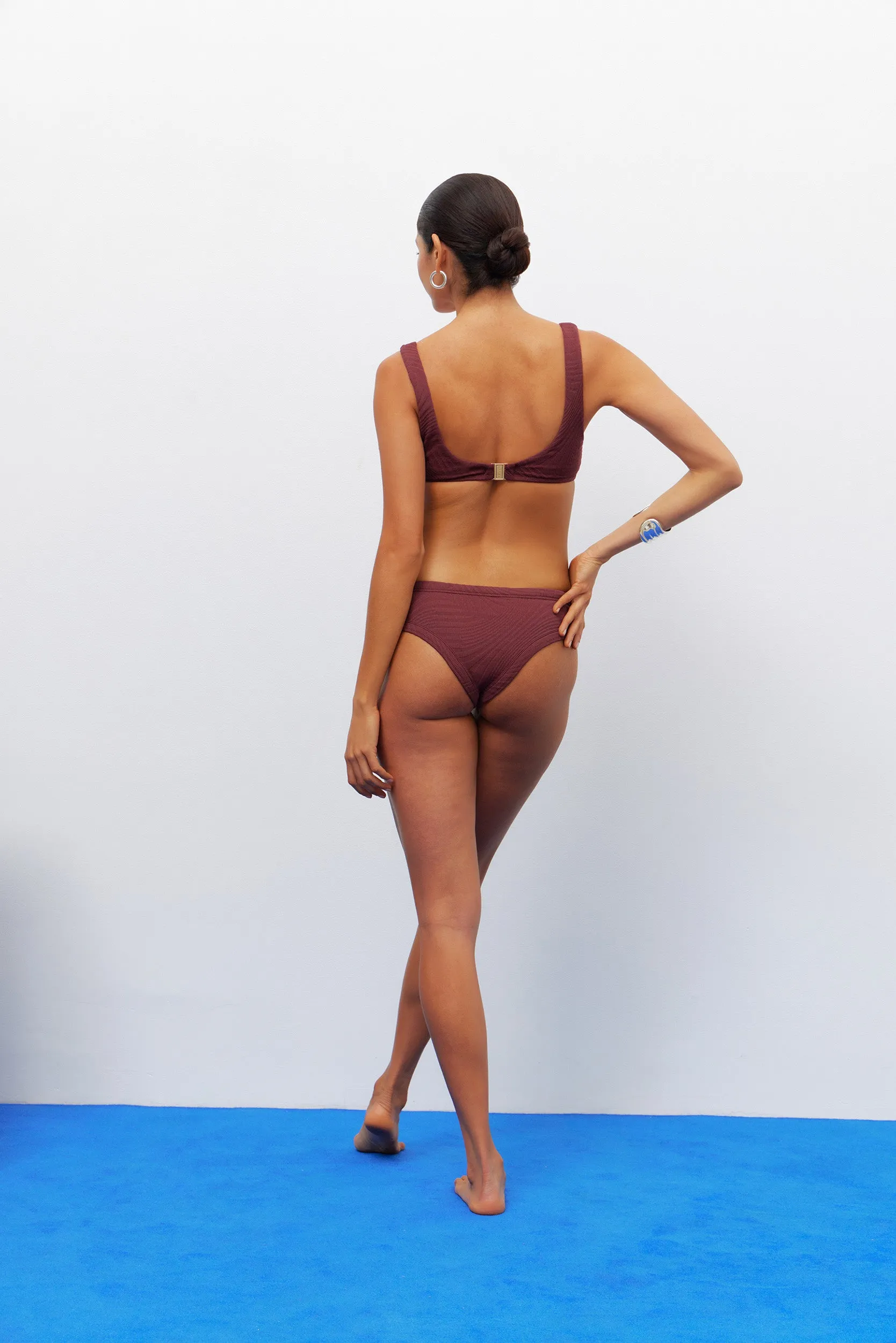 Alfie Top | Chestnut sold by Fella product image thumbnail 5