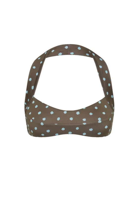 Mikey Top | Polka Blue sold by Fella