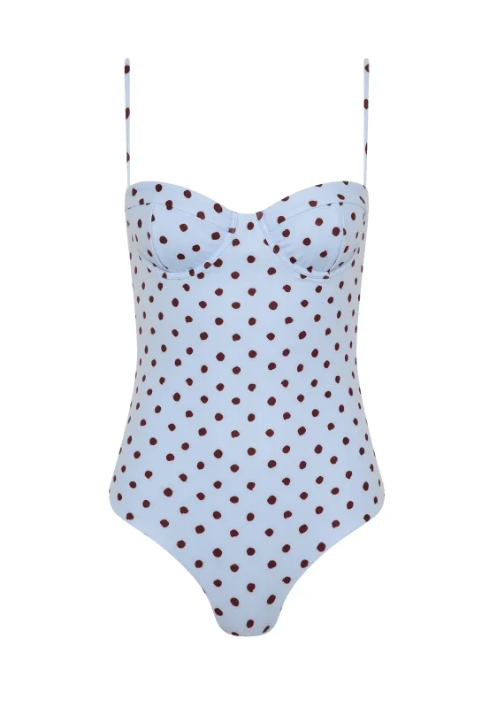 Dolce Full Piece | Blue Polka Fudge made by Fella