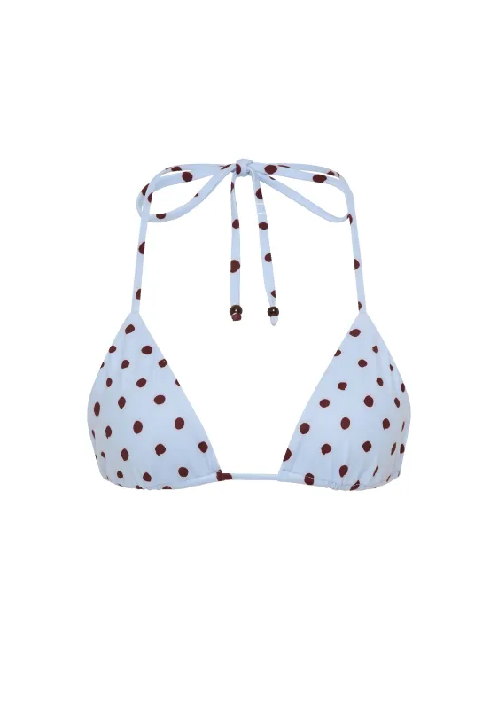 Arnie Top | Blue Polka Fudge made by Fella