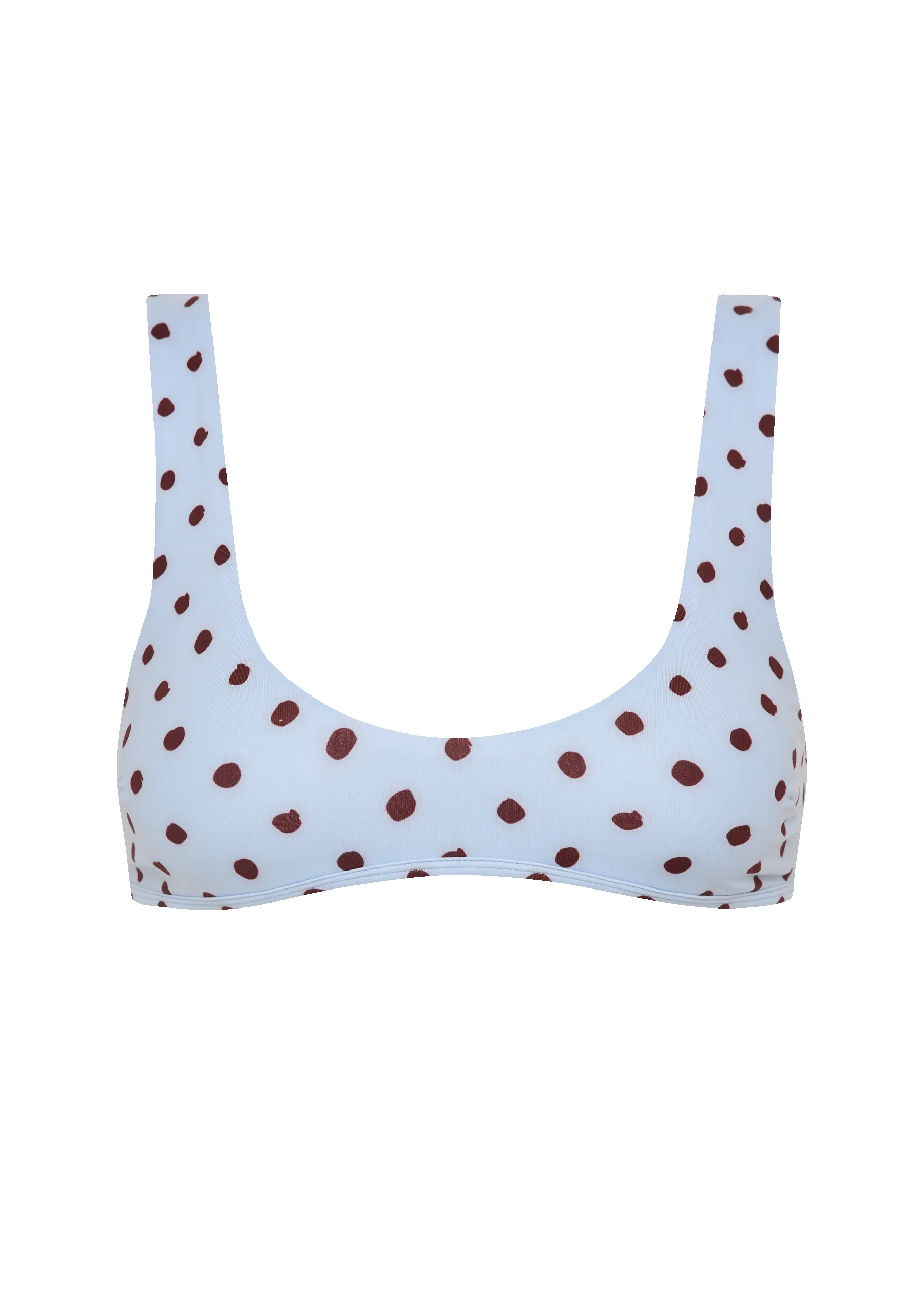 Alfie Top | Blue Polka Fudge sold by Fella