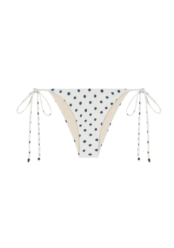 Marcus Bottom | Cream Polka Navy made by Fella