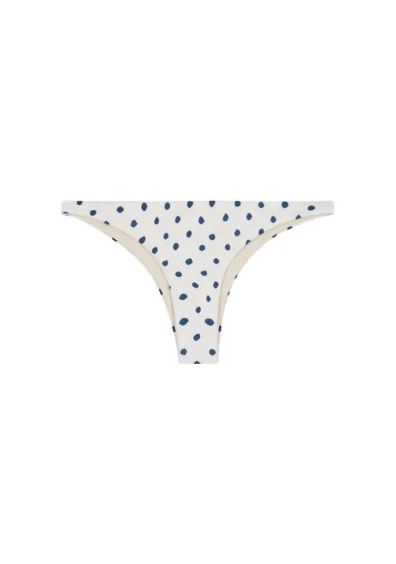 Mr Smith Bottom | Cream Polka Navy made by Fella