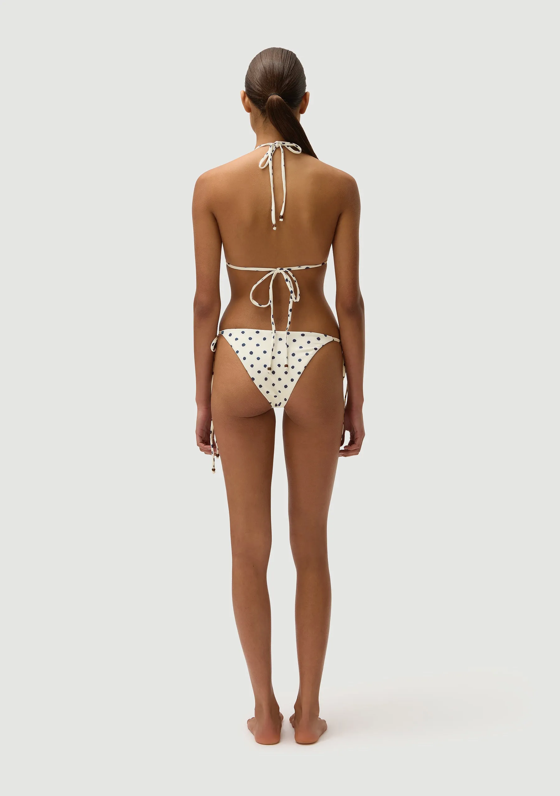 Arnie Top |Cream Polka Navy sold by Fella product image thumbnail 5