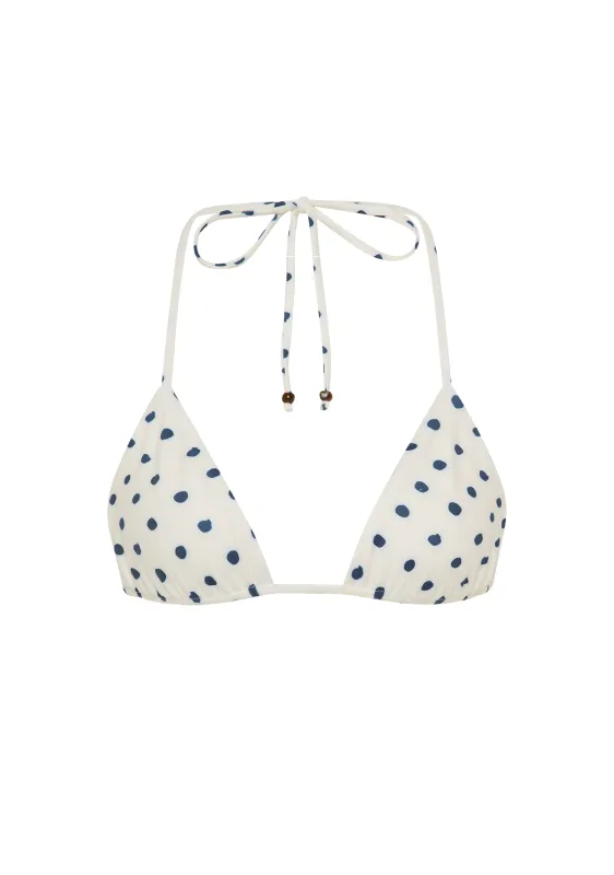 Arnie Top |Cream Polka Navy made by Fella