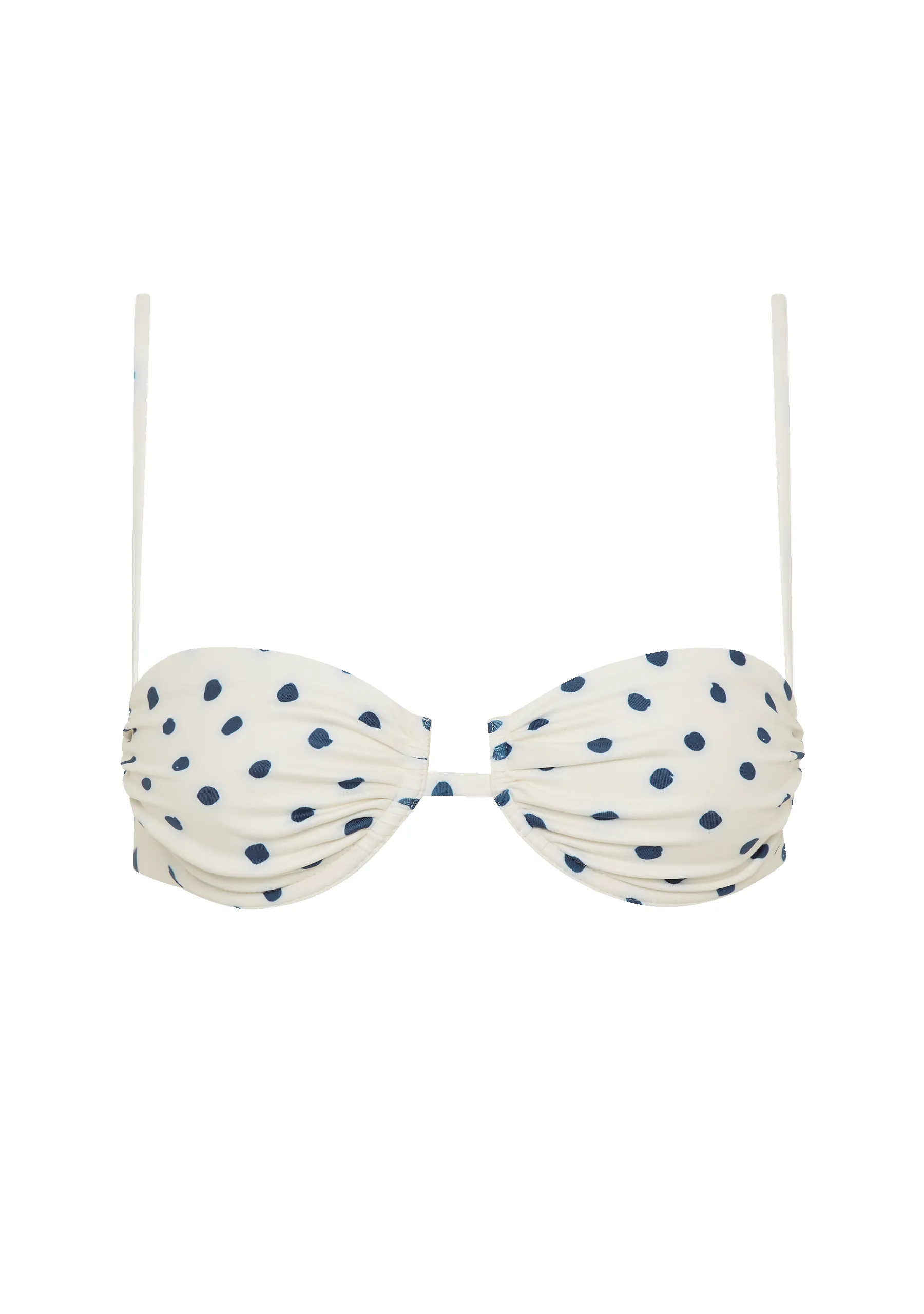 Gabriel Top |Cream Polka Navy sold by Fella