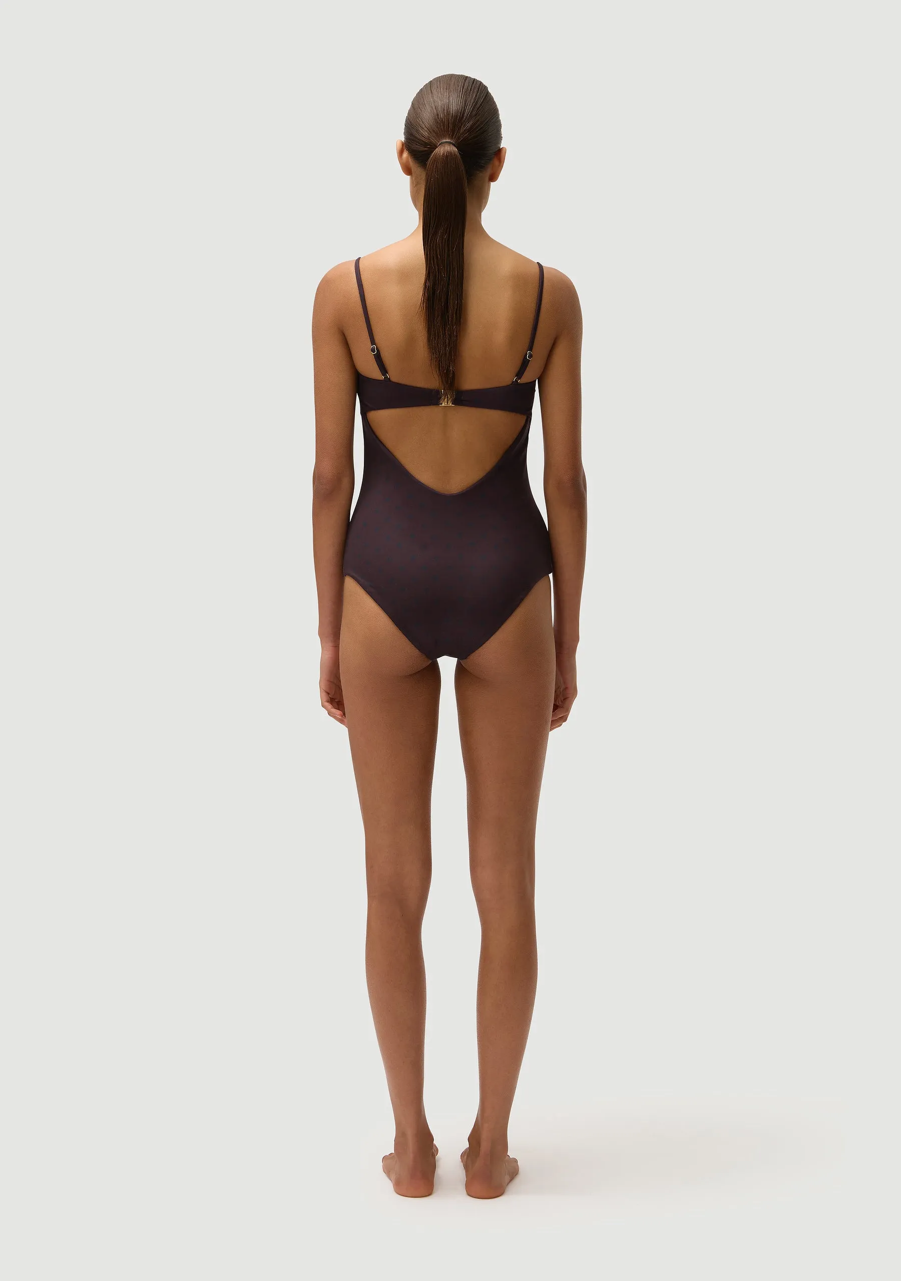Dolce Full Piece | Wine Polka Noir sold by Fella product image thumbnail 5